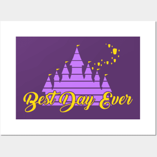 Best Day Ever Purple & Gold REVISED Posters and Art